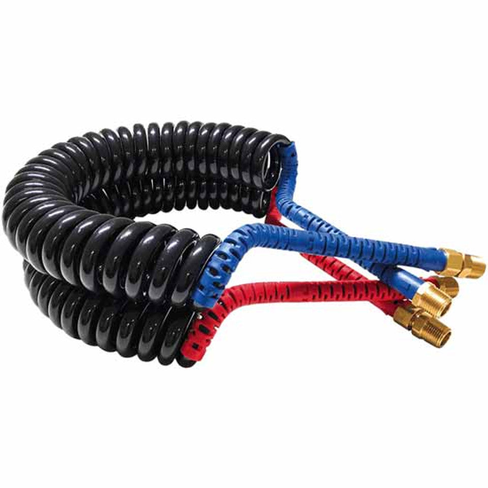 114-424  Standard lead Small hoops 12&#39; Red/Blue