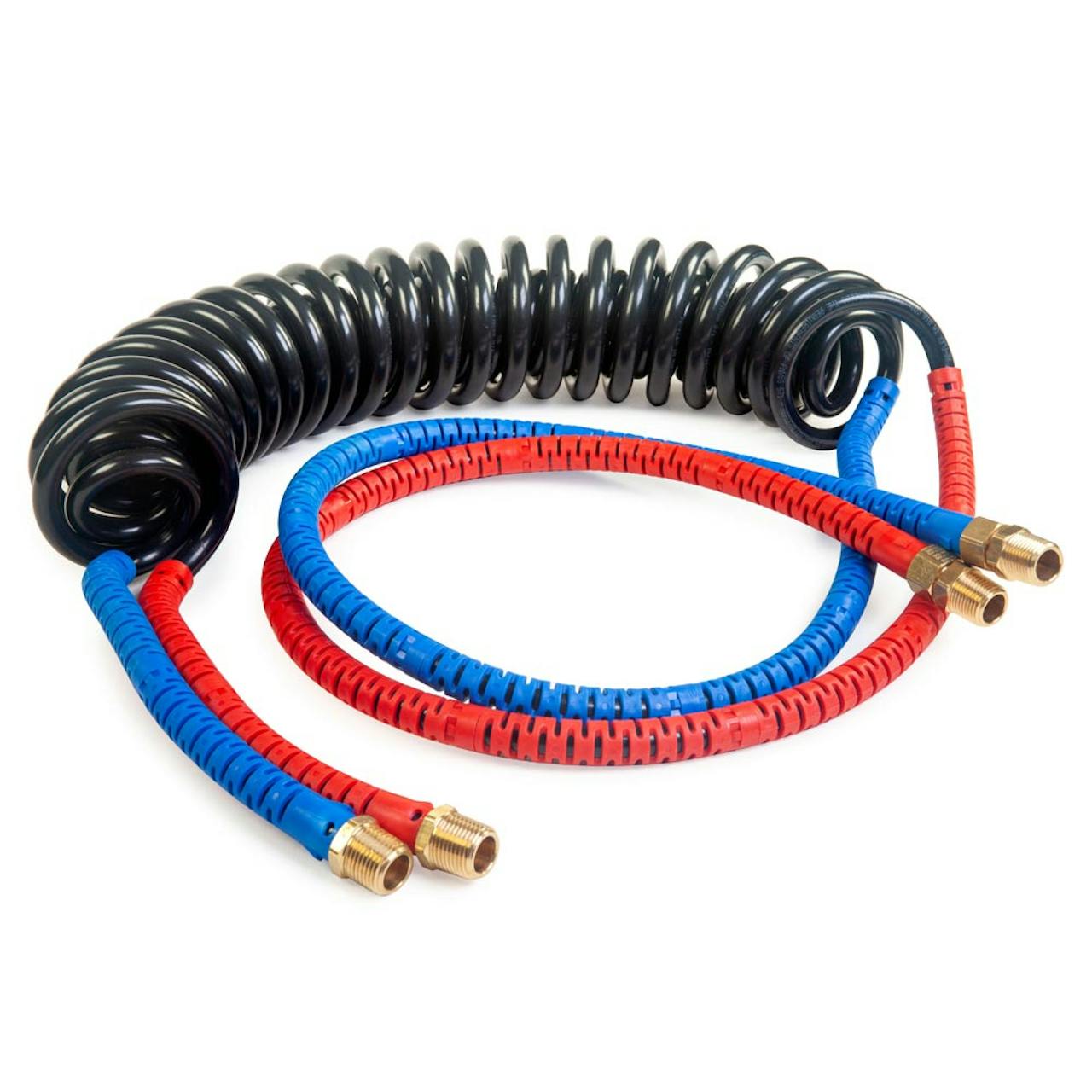 114-444  Long Lead Small hoops 15' Red/Blue